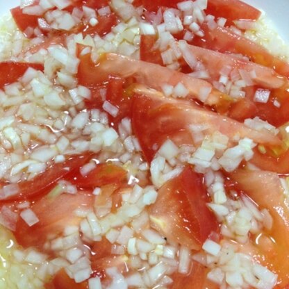 つくったよレポート 美味しい簡単 トマトと新玉ねぎ つけ込みサラダ 楽天レシピ